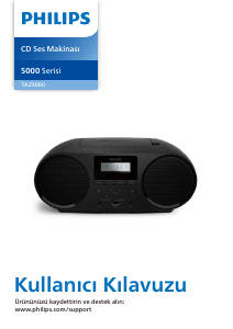 Kullanım kılavuzu Philips TAZ5000 Stereo müzik seti