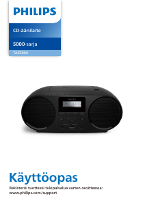 Käyttöohje Philips TAZ5000 Stereosetti