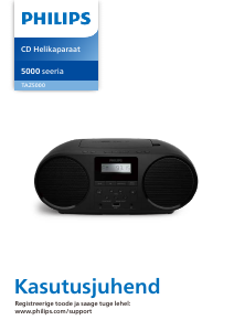 Kasutusjuhend Philips TAZ5000 Stereokomplekt