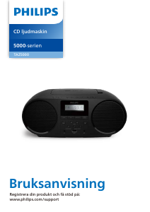 Bruksanvisning Philips TAZ5000 Stereoanläggning
