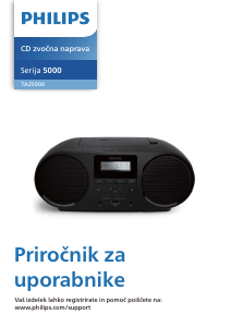 Priročnik Philips TAZ5000 Stereo komplet