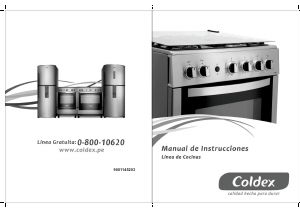 Manual de uso Coldex CX511 Cocina