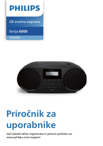 Priročnik Philips TAZ6000 Stereo komplet