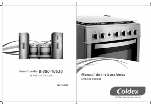 Manual de uso Coldex CX521 Cocina