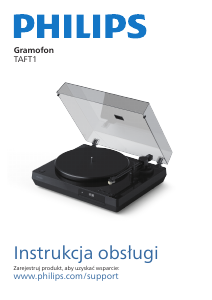 Instrukcja Philips TAFT1 Gramofon