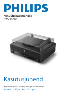 Kasutusjuhend Philips TAV3000B Pöördlaud