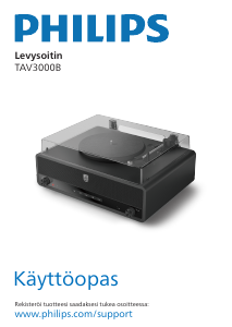 Käyttöohje Philips TAV3000B Levylautanen