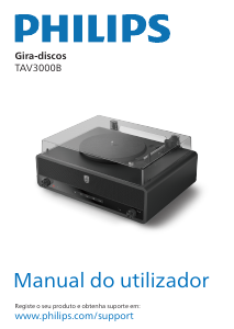 Manual Philips TAV3000B Gira-discos