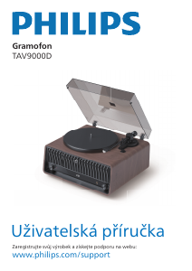 Manuál Philips TAV9000D Otočný stůl