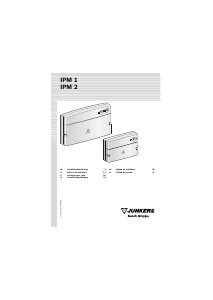 Mode d’emploi Junkers IPM 2 Thermostat