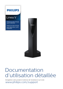Mode d’emploi Philips M3502B Téléphone sans fil