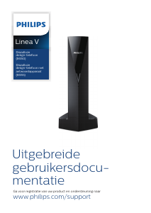 Handleiding Philips M3502B Draadloze telefoon