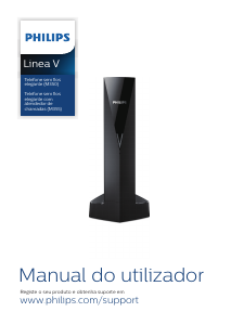 Manual Philips M3552B Telefone sem fio
