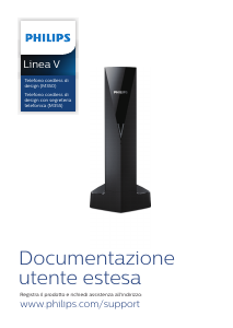 Manuale Philips M3552B Telefono senza fili