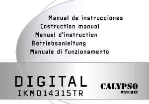 Manual de uso Calypso K5667 Digital Reloj de pulsera