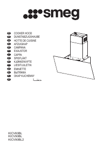 Manual de uso Smeg KICV90BL2 Campana extractora