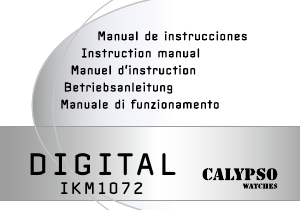 Manual de uso Calypso K5689 Digital Reloj de pulsera