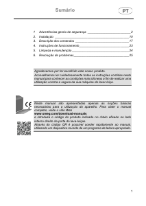 Manual Smeg LVS344BQX Máquina de lavar louça