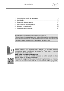 Manual Smeg STL324AQLH Máquina de lavar louça