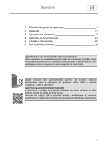 Manual Smeg STX235CLLO Máquina de lavar louça