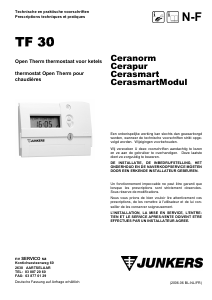 Mode d’emploi Junkers TF 30 Thermostat