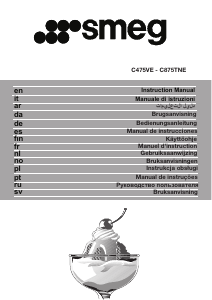 Manuale Smeg C875TNE Frigorifero-congelatore