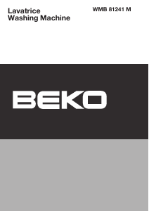 Handleiding BEKO WMB 81241 M Wasmachine