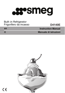 Manuale Smeg D4140E Frigorifero-congelatore