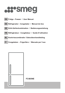 Manual de uso Smeg FC48XNE Frigorífico combinado