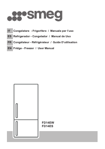 Manuale Smeg FD14EW Frigorifero-congelatore