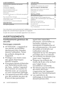 Mode d’emploi Smeg P260XGH Table de cuisson