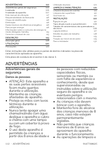 Manual Smeg P260XGH Placa