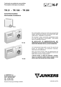 Mode d’emploi Junkers TR 21 Thermostat