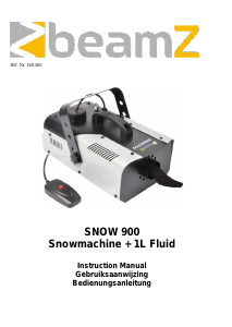 Handleiding BeamZ 160.560 SNOW 900 Sneeuwmachine