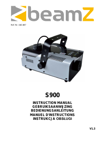 Manual BeamZ 160.487 S900 Fog Machine