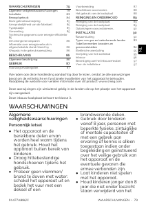 Handleiding Smeg PV164B3 Kookplaat