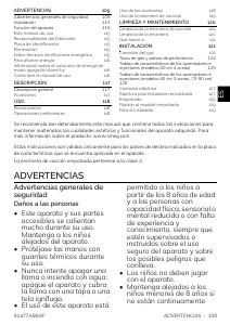 Manual de uso Smeg PV395LN Placa