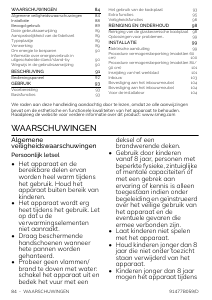 Handleiding Smeg SE484EMTD Kookplaat