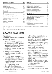 Handleiding Smeg SE97GXBE5 Kookplaat