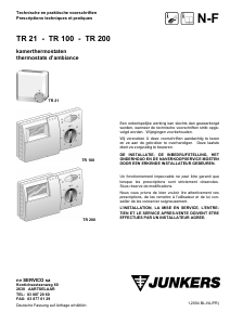 Mode d’emploi Junkers TR 100 Thermostat