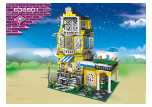 Manual BanBao set 8368 Fantasy World Romantic house