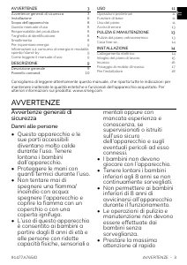 Manuale Smeg SI2321D Piano cottura