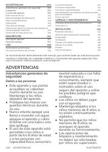 Manual de uso Smeg SI2951D Placa