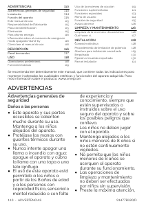 Manual de uso Smeg SIM6864R Placa
