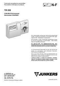 Mode d’emploi Junkers TR 220 Thermostat