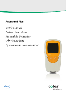 Manual de uso Accutrend Plus Monitor de glucosa