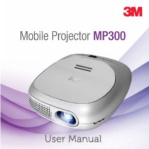 Manual 3M MP300 Projector