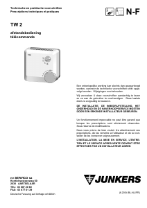 Handleiding Junkers TW 2 Thermostaat