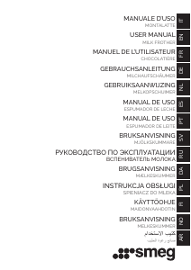 Manual Smeg MFF11PGEU Batedor de leite