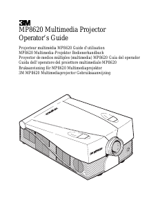 Manual 3M MP8620 Projector